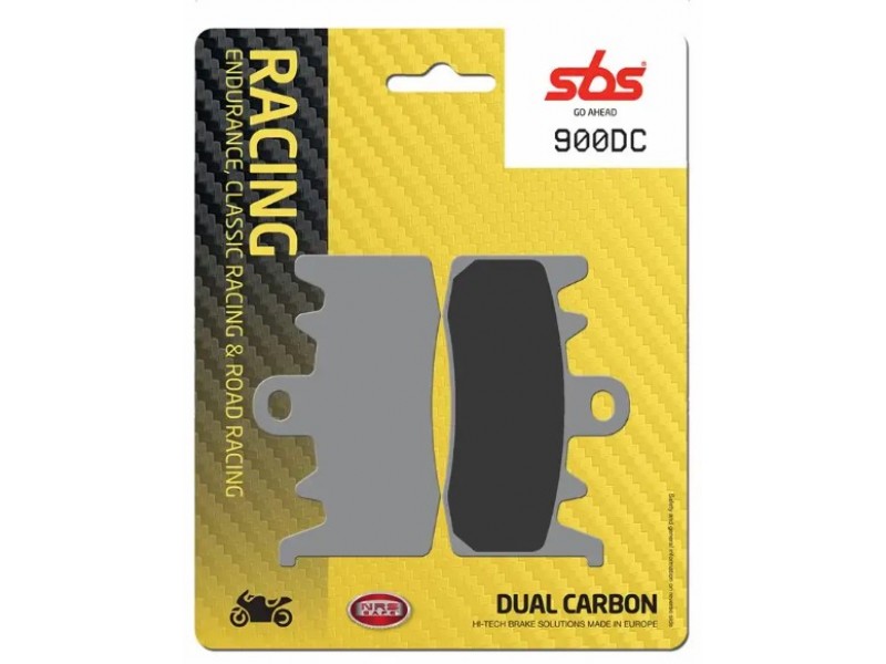 Тормозные колодки SBS Road Racing Brake Pads, Dual Carbon 900DC